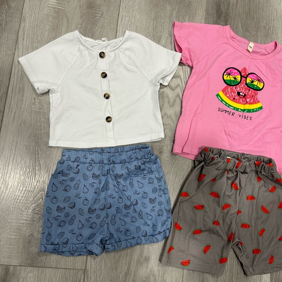 Cotton short and top set bundle - Picture 2 of 3